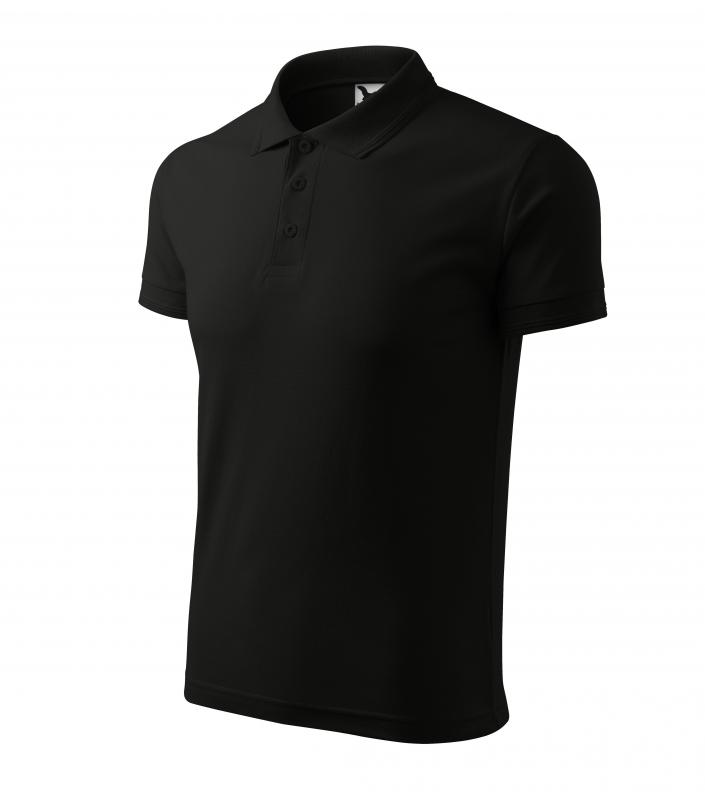 Tricou polo barbati, Pique 203, negru