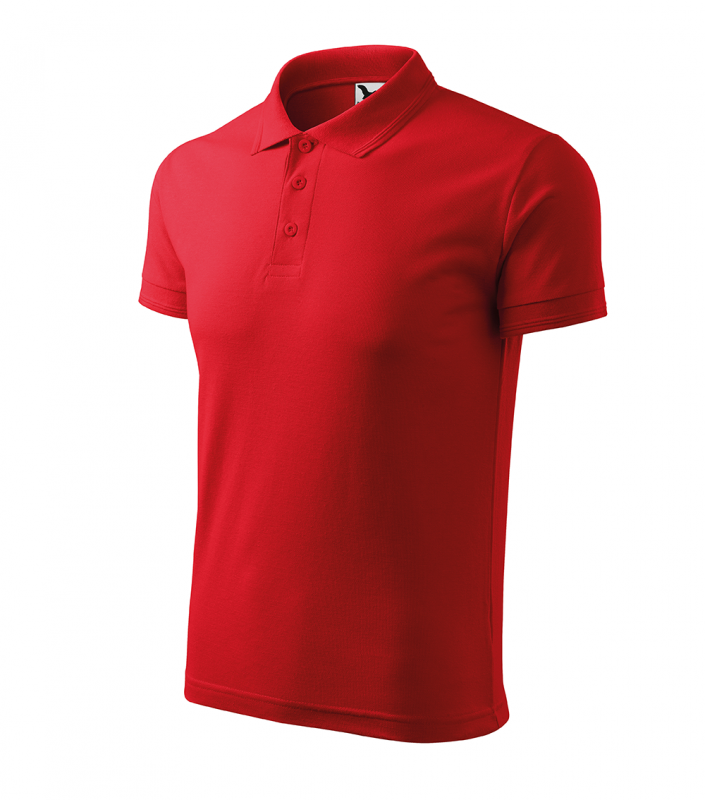 Tricou polo barbati, Pique 203, rosu