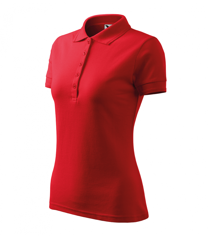 Tricou polo dama, Pique 210, rosu