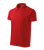 Tricou polo barbati, Cotton Heavy 215, rosu