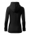 Hanorac dama, Trendy Zipper 411, negru