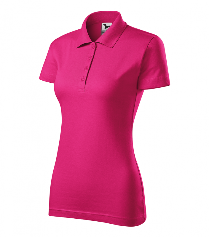Tricou polo dama, Single Jersey 223, purpuriu