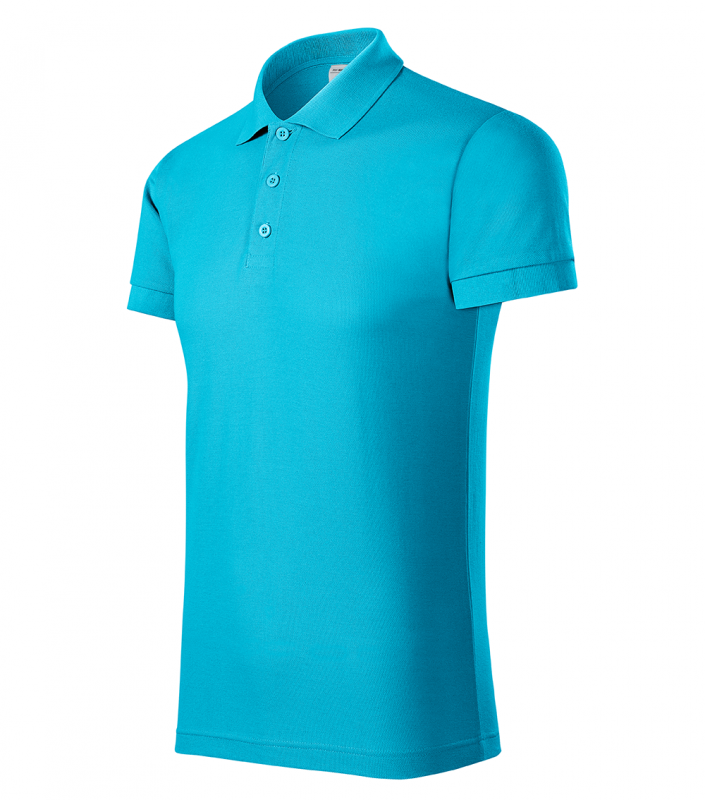 Tricou polo barbati, Joy P21, turcoaz
