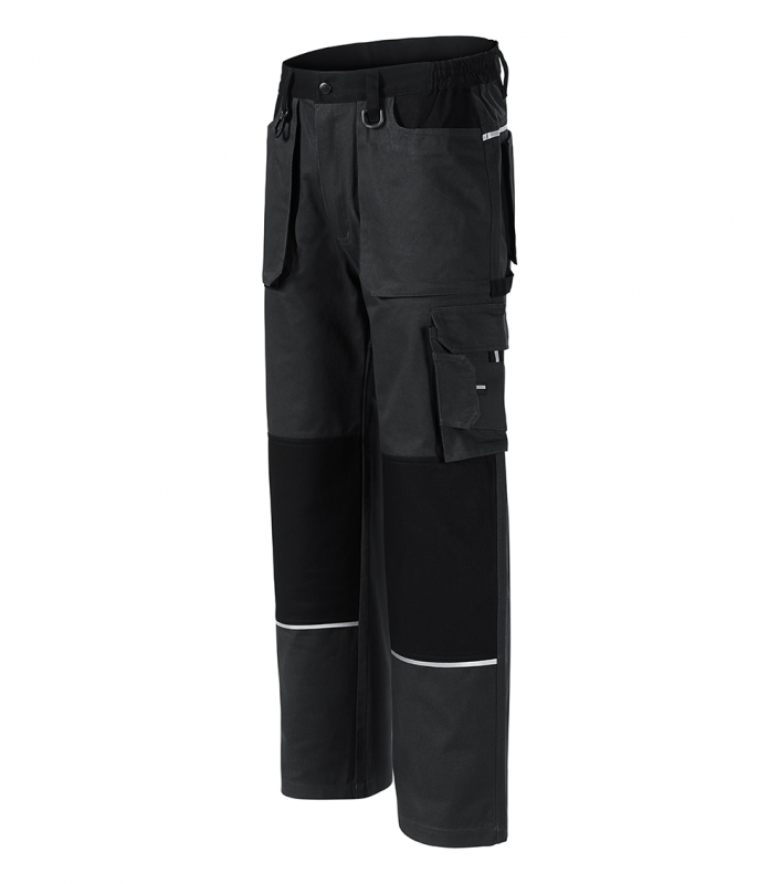 Pantaloni de lucru barbati, in talie, Woody W01, gri abanos