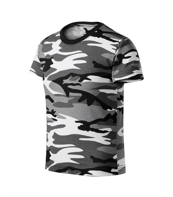 Tricou copii, Camouflage 149, gri