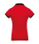 Tricou polo dama, Kariban Two Tone 259, rosu