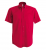 Camasa barbati, maneca scurta, Kariban Cotton 543, rosu