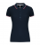 Tricou polo dama, Kariban Two Stripes K251, navy/rosu/alb