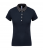 Tricou polo dama, Kariban Two Tone Jersey K261, navy/gri cenusiu