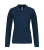 Tricou polo femei, maneca lunga, bumbac 100%, Kariban Pique K257, bleumarin