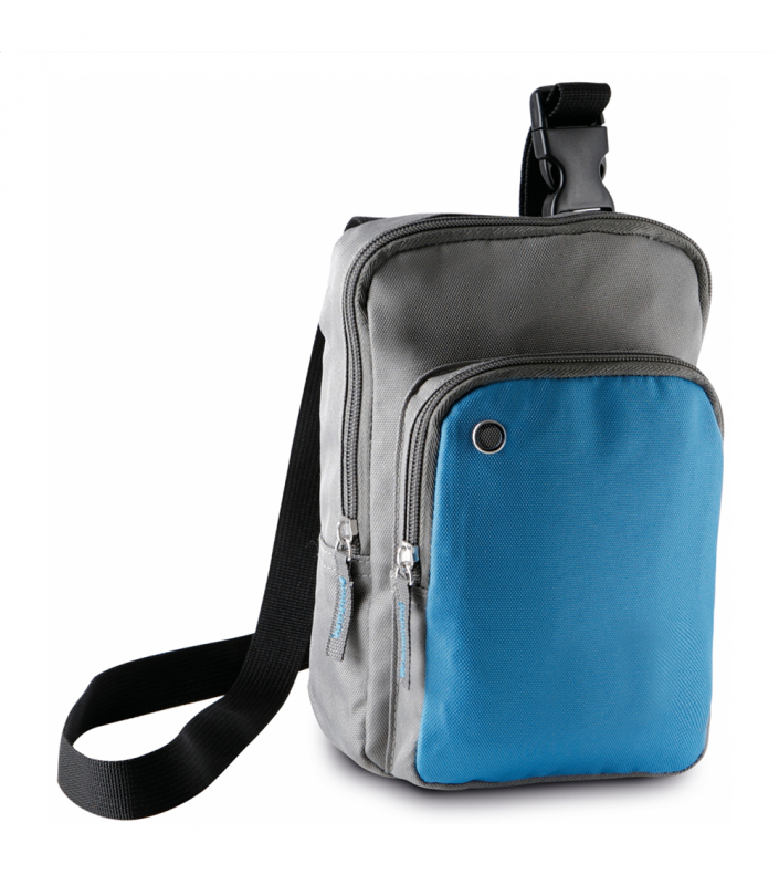 Geanta de umar Shoulder KI0301, gri/albastru