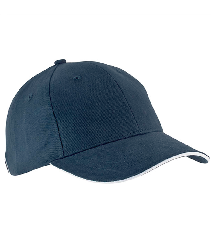 Sapca unisex 6P Orlando KP011, navy/alb