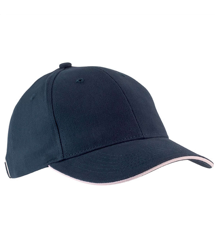 Sapca unisex 6P Orlando KP011, navy/roz