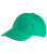 Sapca unisex 5P Cotton KP116, verde kelly