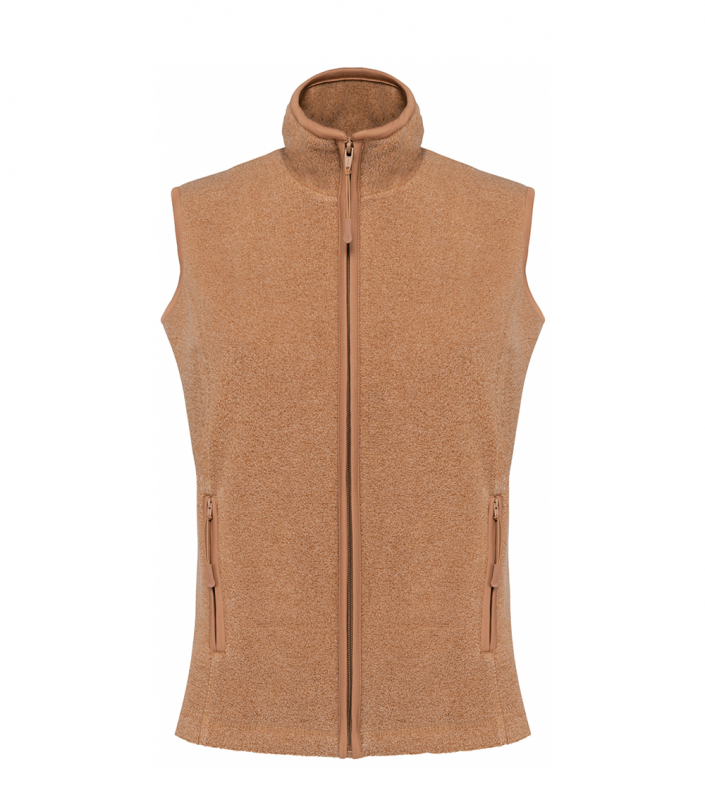 Vesta fleece femei, Kariban Melodie K906, camel