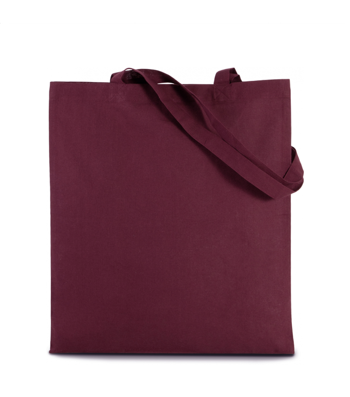 Sacosa bumbac, Basic 223, 42 x 37 cm, densitate 130 g/m², visiniu