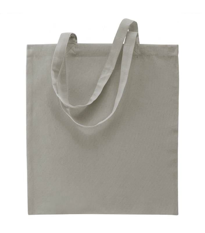 Sacosa bumbac, Basic 223, 42 x 37 cm, densitate 130 g/m², cool grey